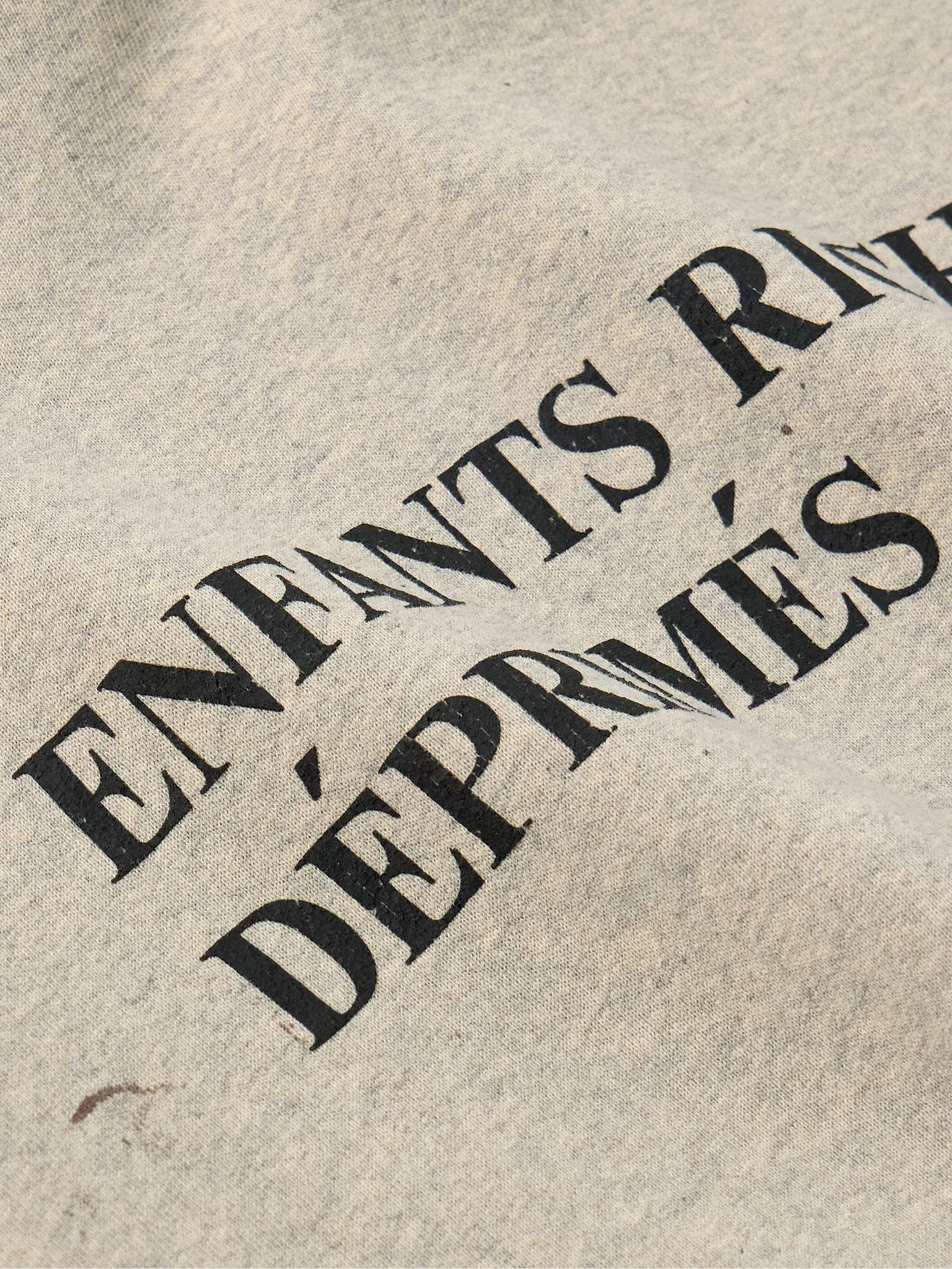 Logo-Print Distressed Cotton-Jersey Hoodie - 4