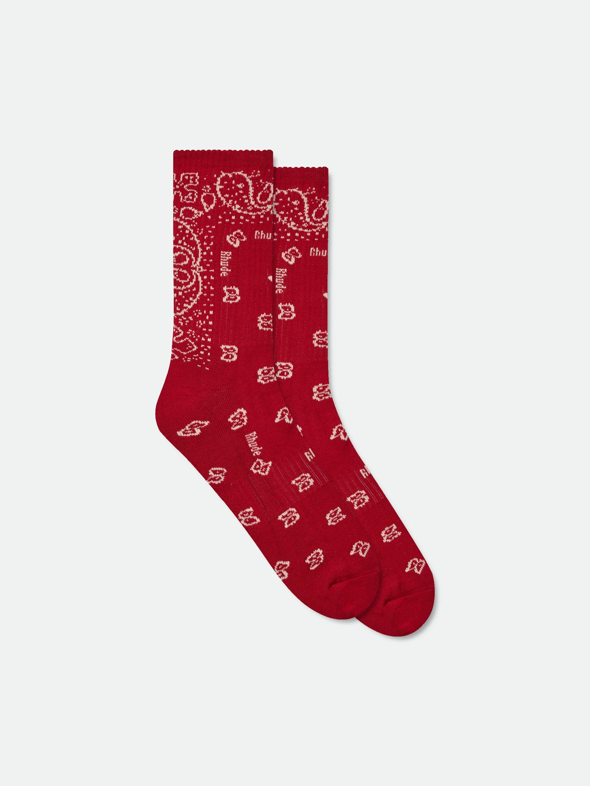 RHUDE BANDANA SOCK - 1