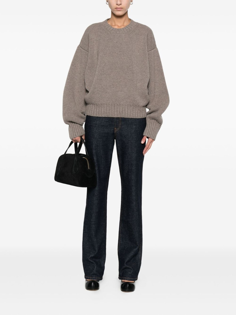 RÓHE drop-shoulder ribbed-knit jumper outlook