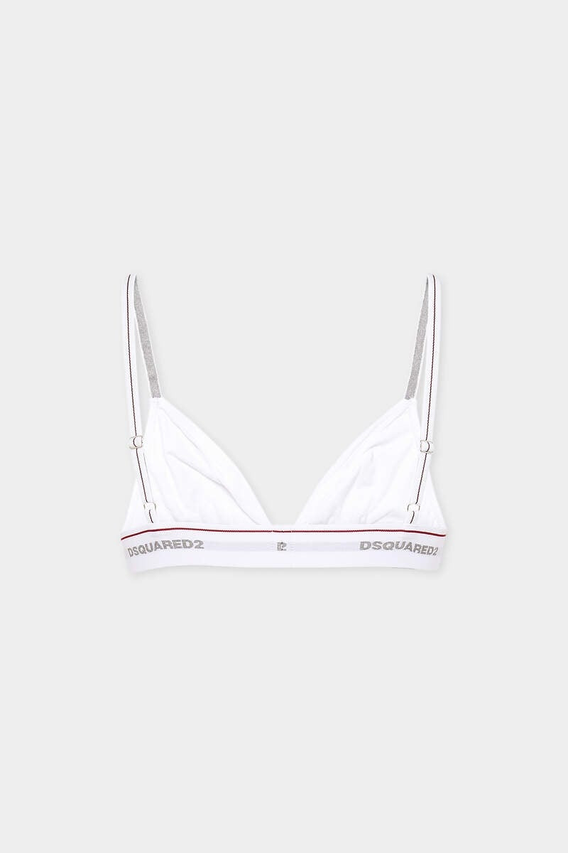 DSQUARED2 DSQUARED2 LOGO COTTON TRIANGLE BRA outlook