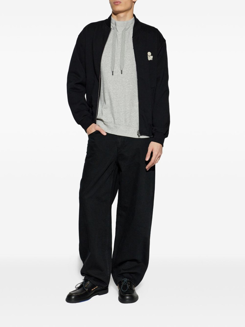 Isabel Marant Merone drawstring logo sweatshirt outlook