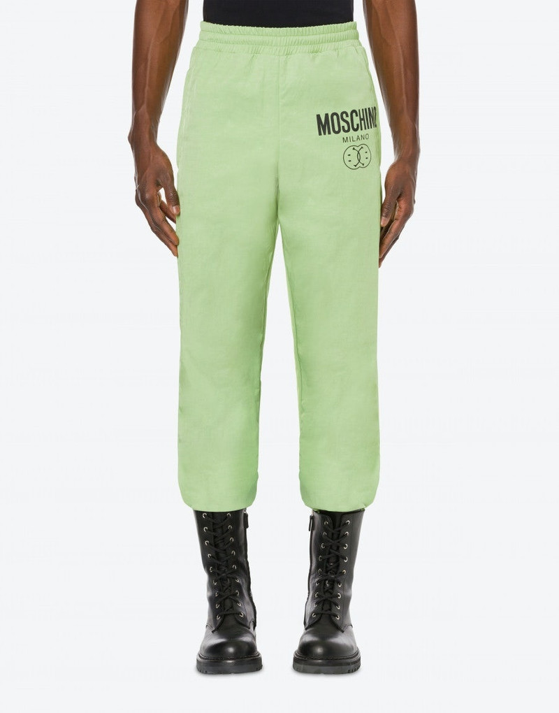 Moschino DOUBLE SMILEY® LOGO TECHNICAL NYLON JOGGING outlook