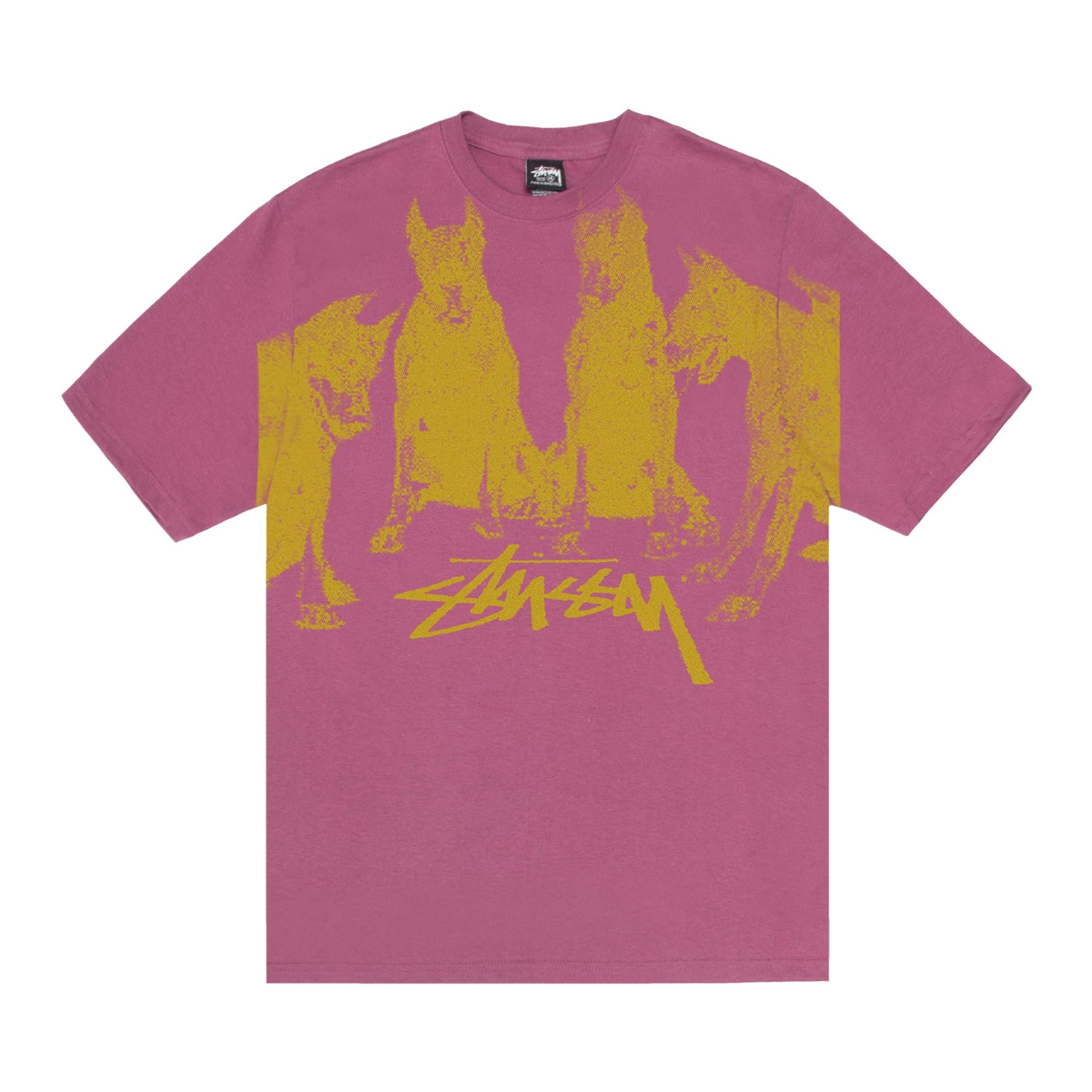 Stussy Dobermans Tee 'Berry' - 1