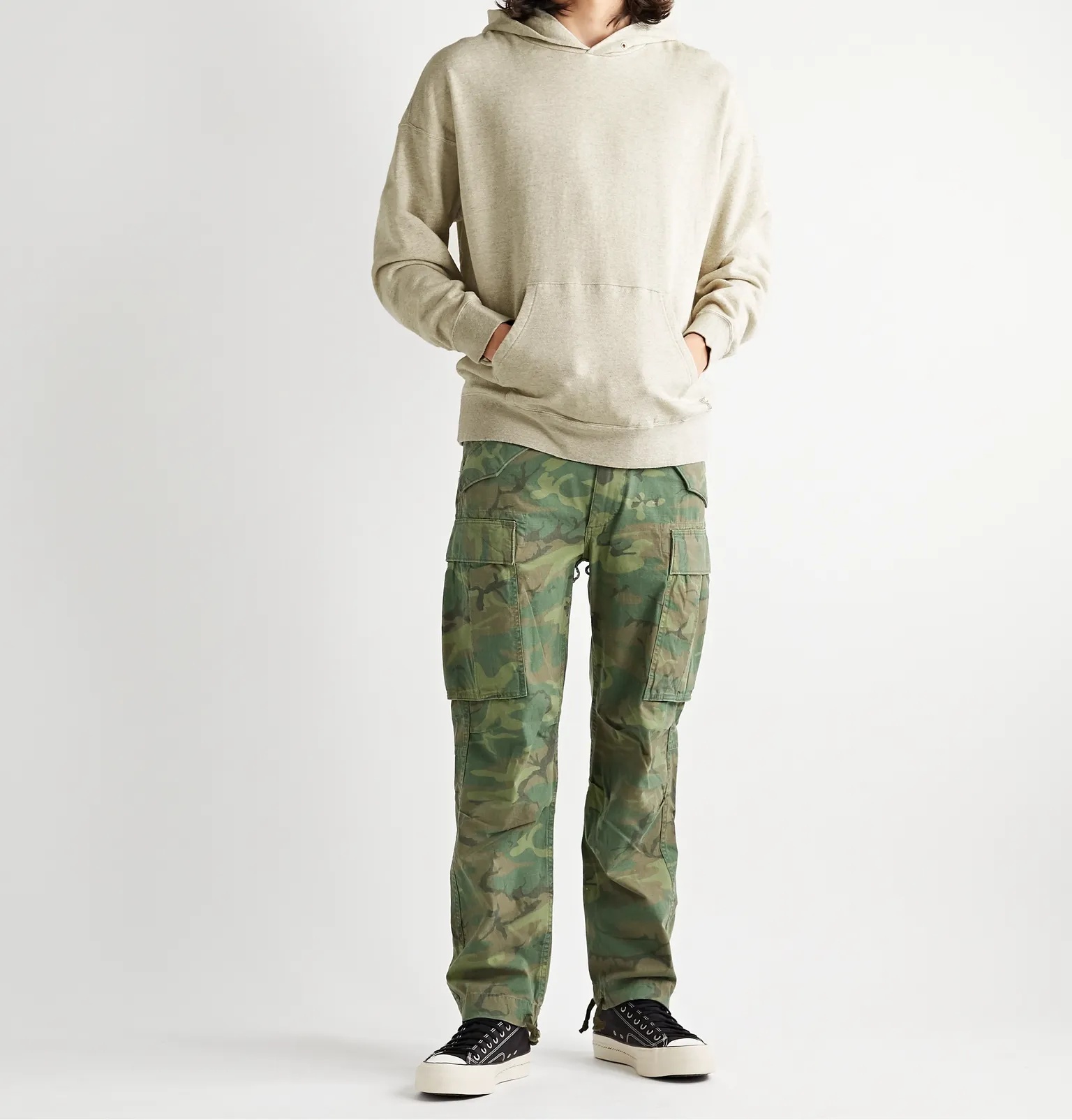 Jumbo Mélange Loopback Cotton-Jersey Hoodie - 2