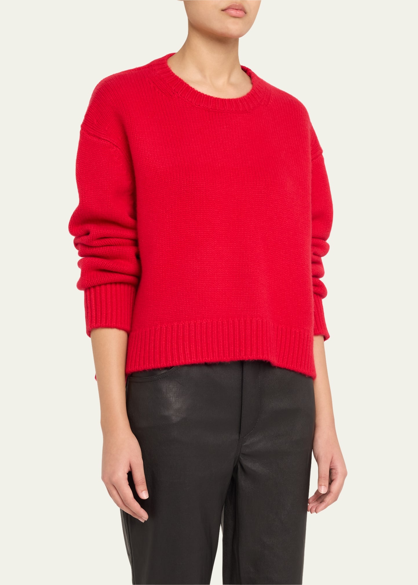 Heavyweight Cashmere Crewneck Pullover - 4