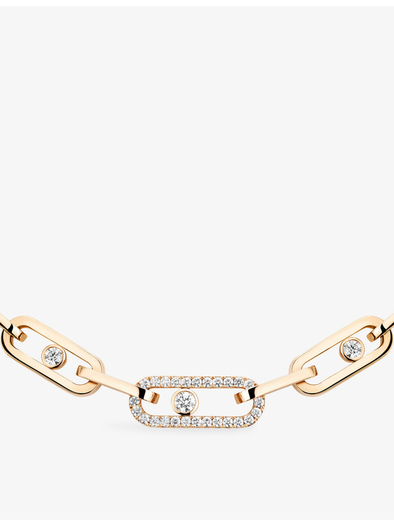 Move Link 18ct gold and 1.10ct diamond necklace 3