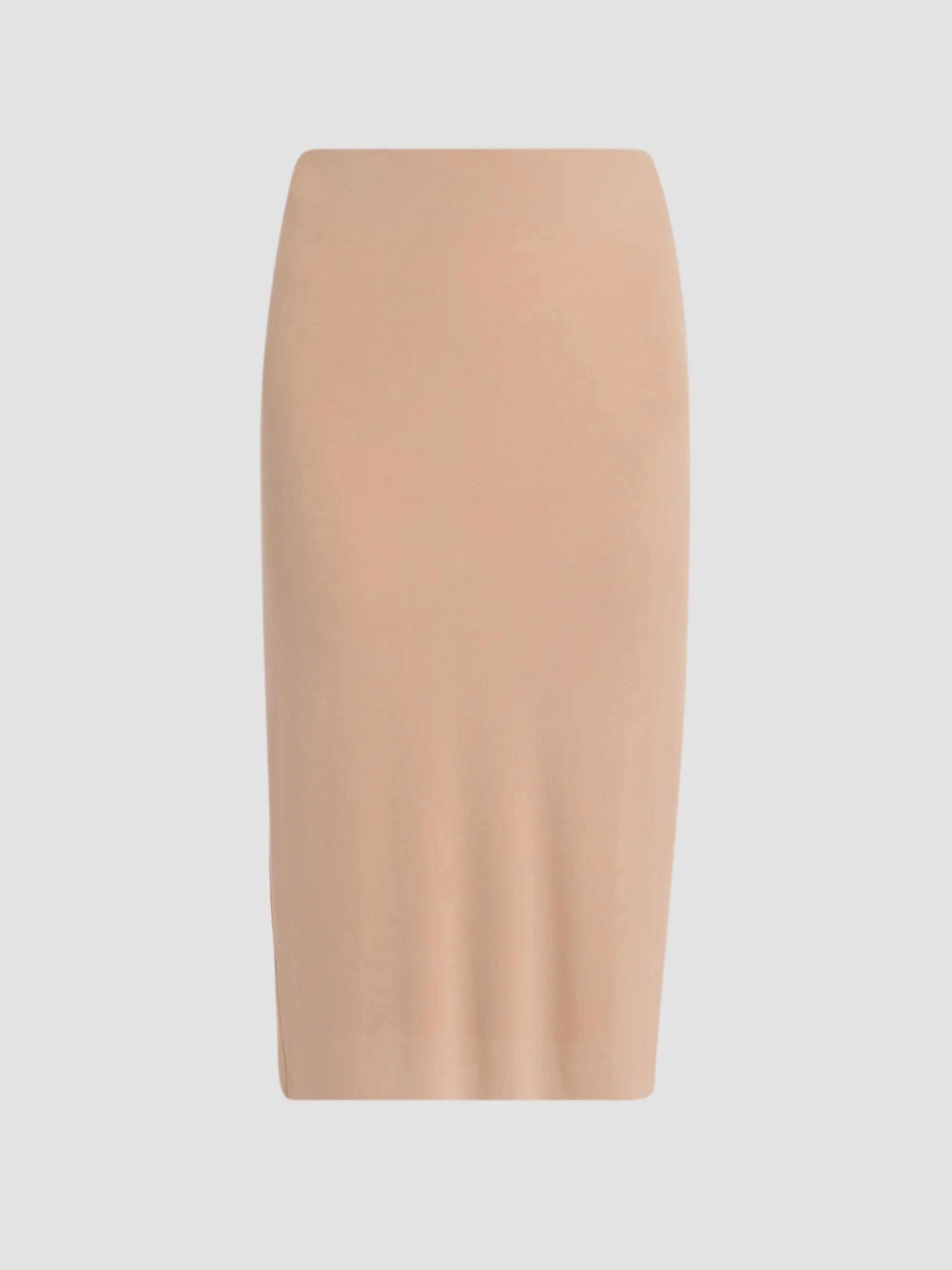 Women's Fusion Jersey Midi Skirt - Beige - 1