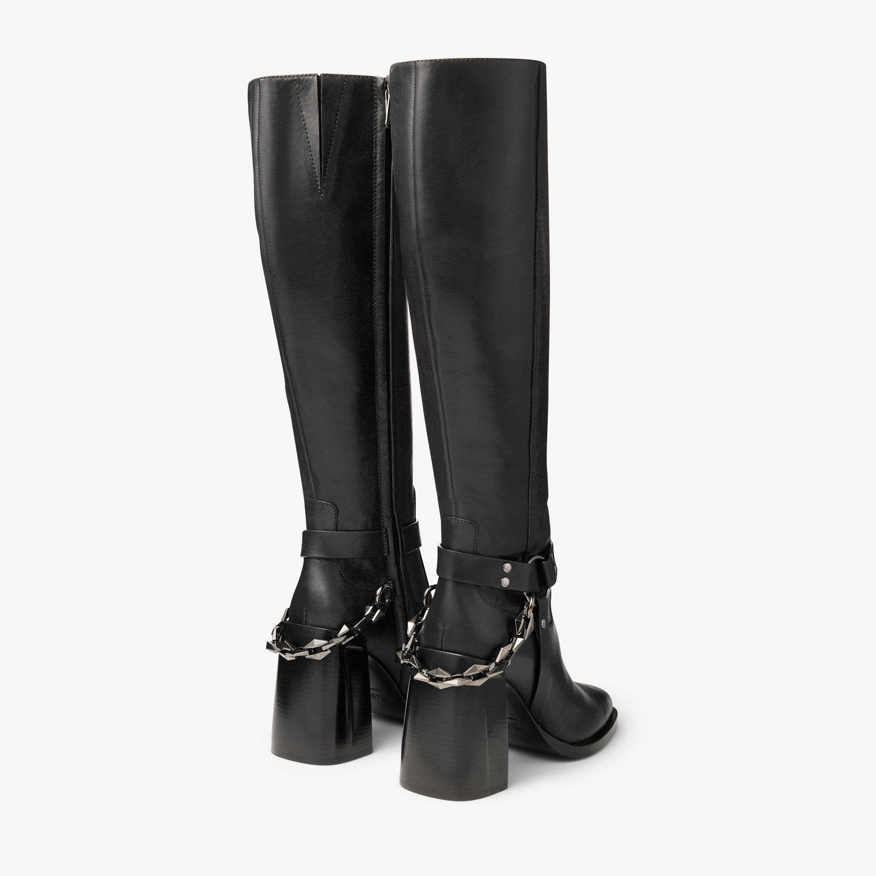 Isabelle Knee Boot 95
Black Leather Knee-High Boots - 5