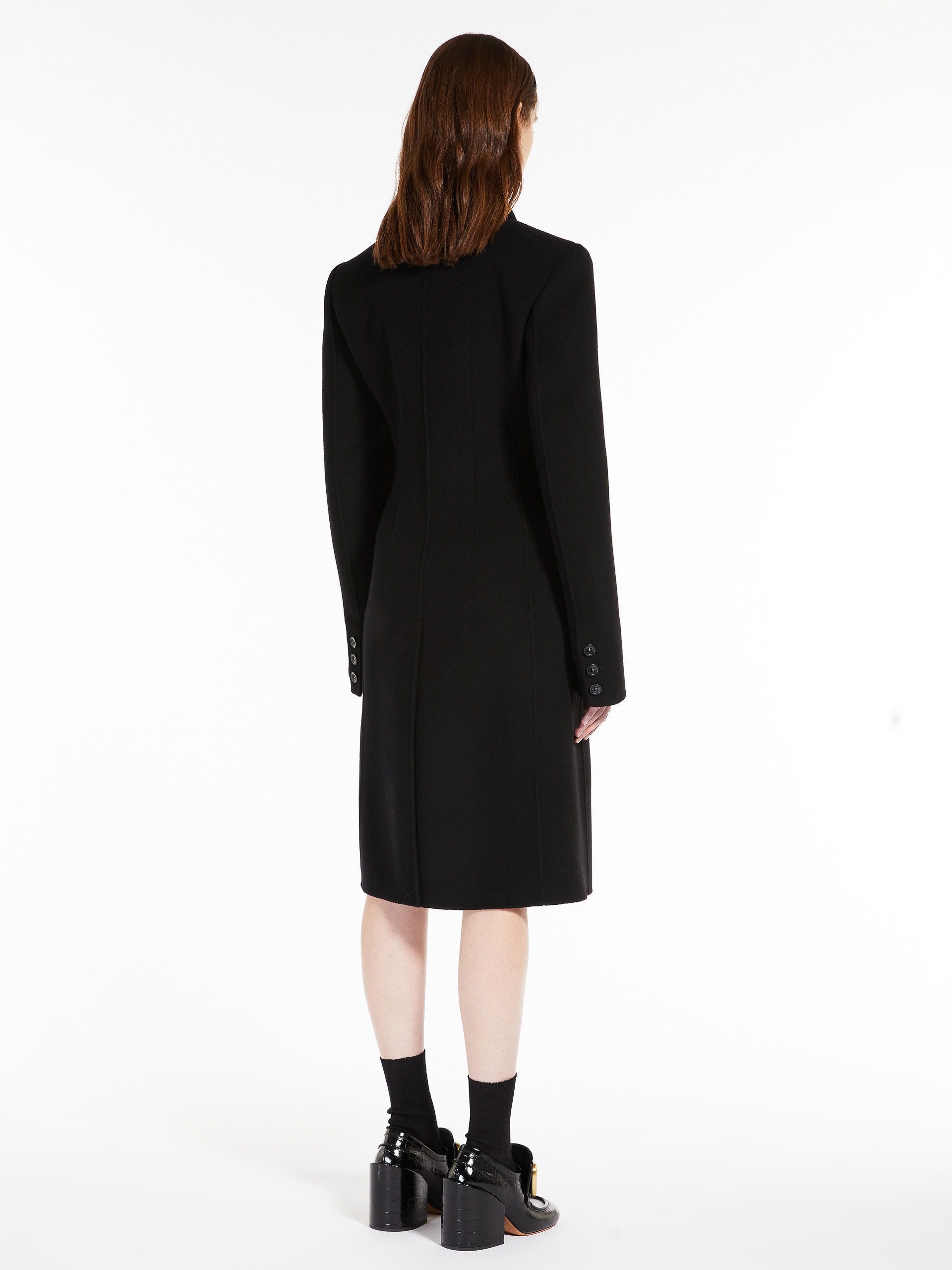 MORGANA Double-faced woollen cloth coat - 4