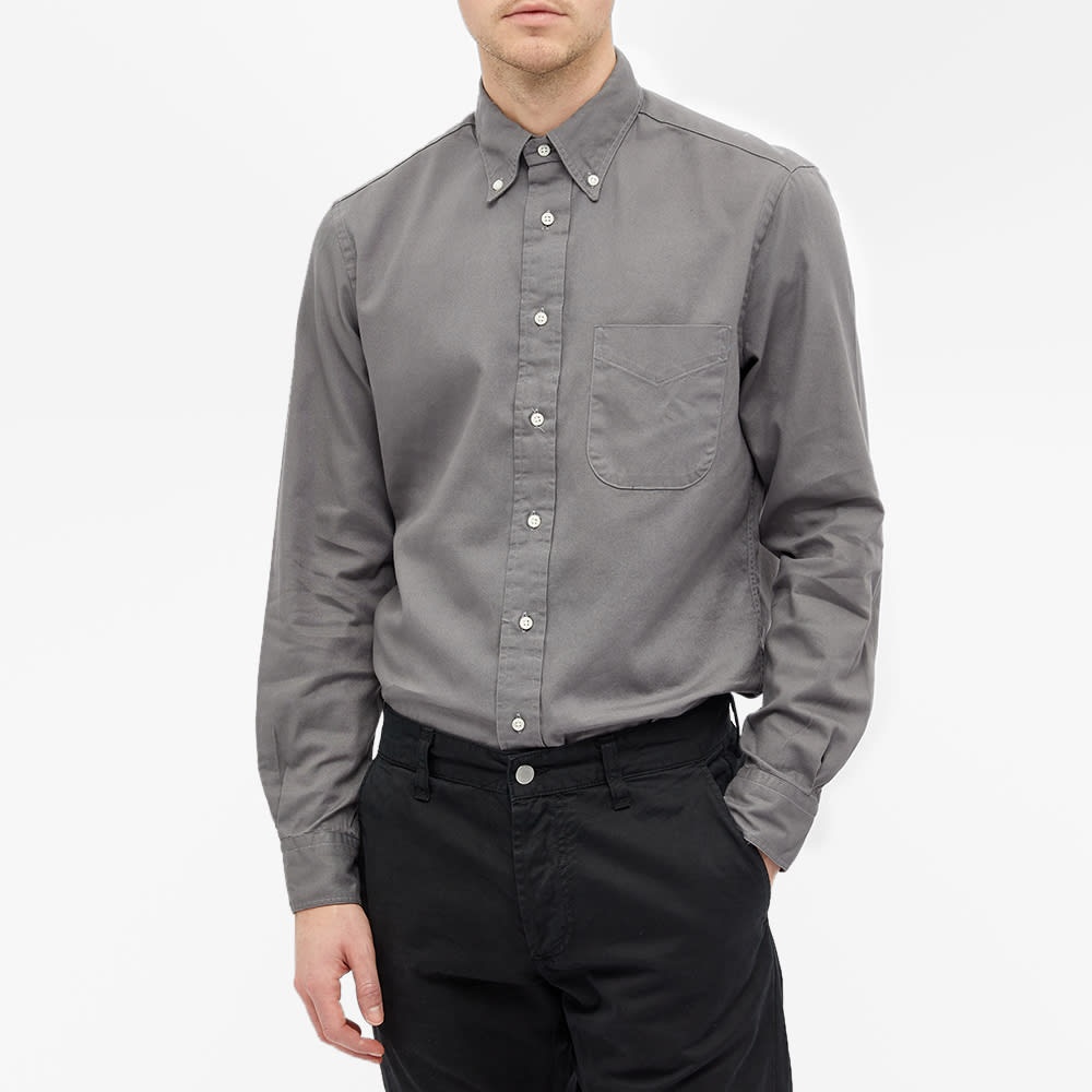 Gitman Vintage Button Down Overdyed Oxford Shirt - 6