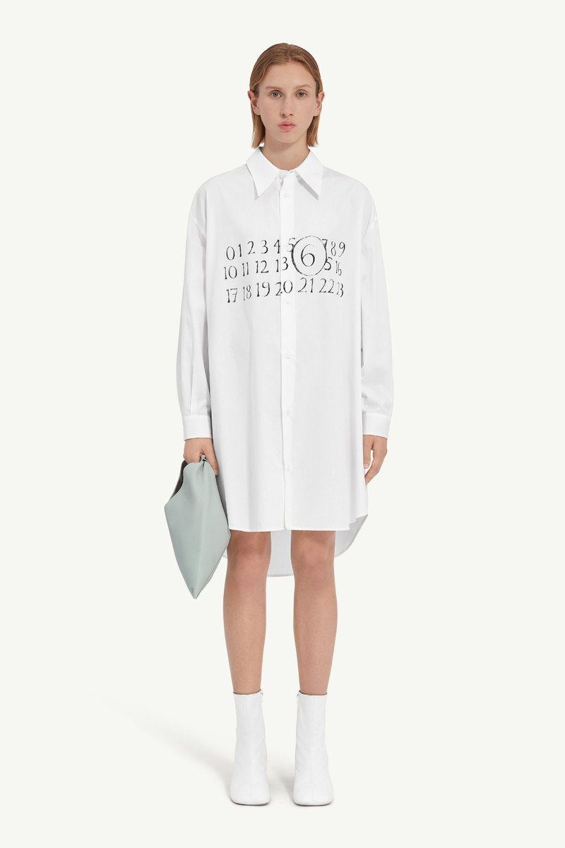 MM6 Maison Margiela Numeric shirt dress outlook
