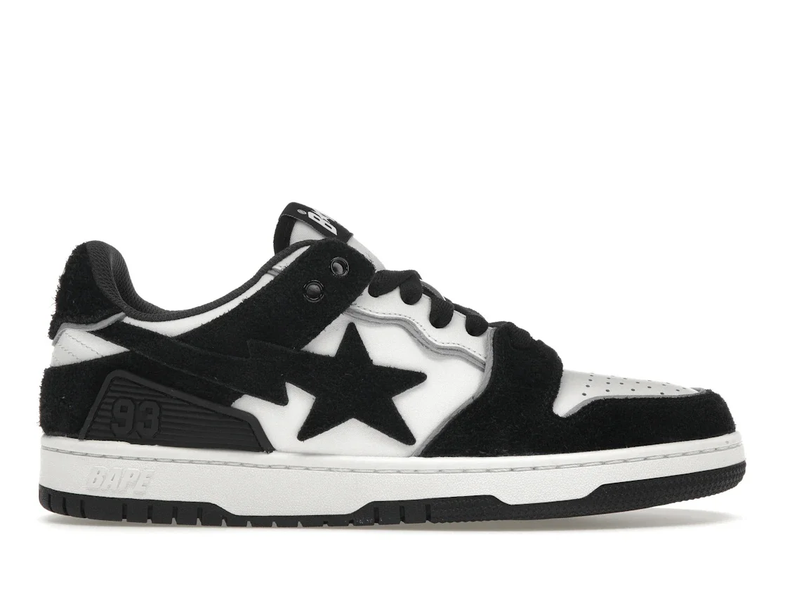 A Bathing Ape Bape SK8 Sta Black Suede - 1
