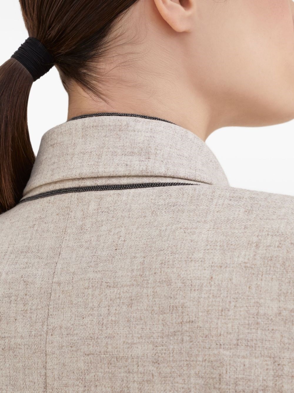 Wool double-breasted jacket - 6