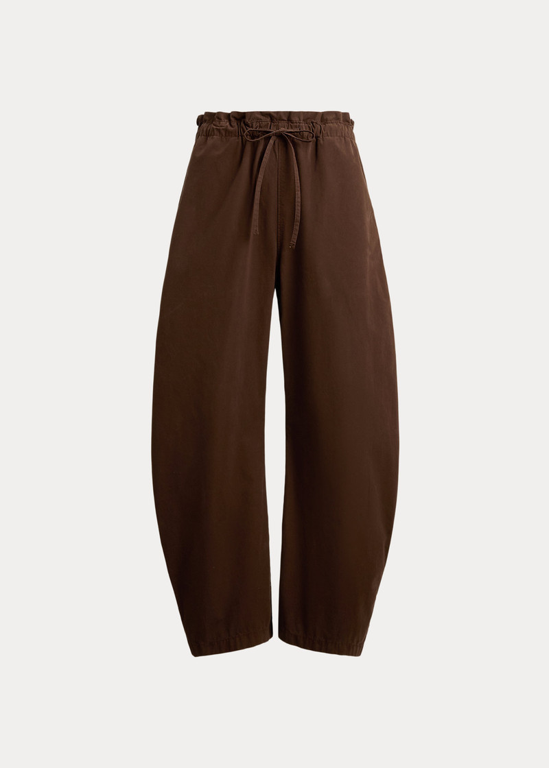 Cotton Curved Tapered Drawstring Pant 1