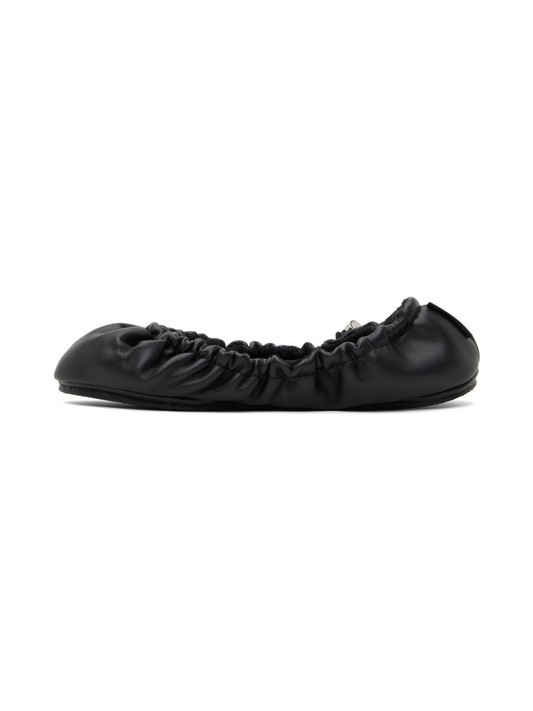 Black Aura Ballerina Flats - 3