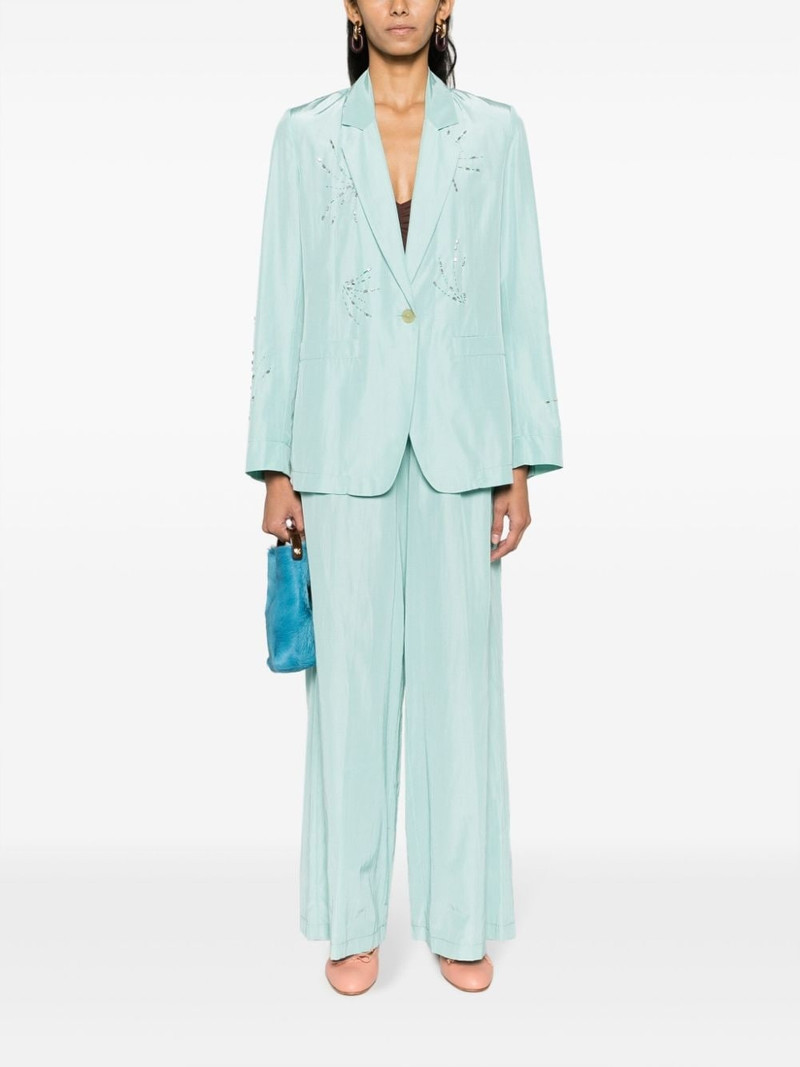 forte_forte high-waisted wide-leg trousers outlook