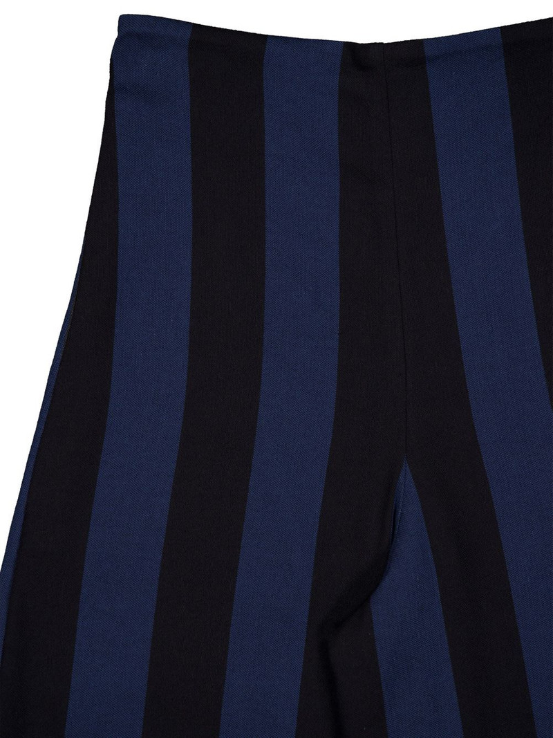 MARRAKSHI LIFE high-waisted striped cotton trousers outlook