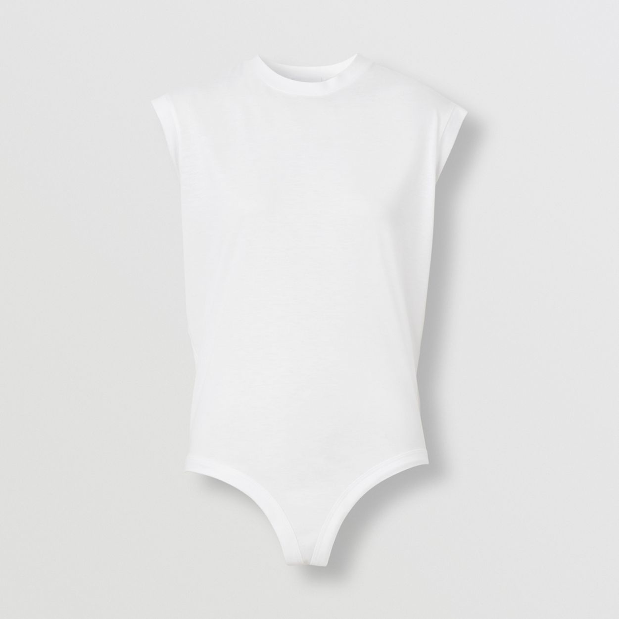 Sleeveless Silk Jersey Bodysuit - 1