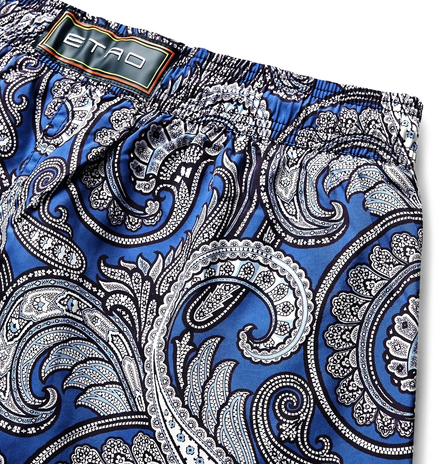 Paisley-Print Mid-Length Swim Shorts - 2