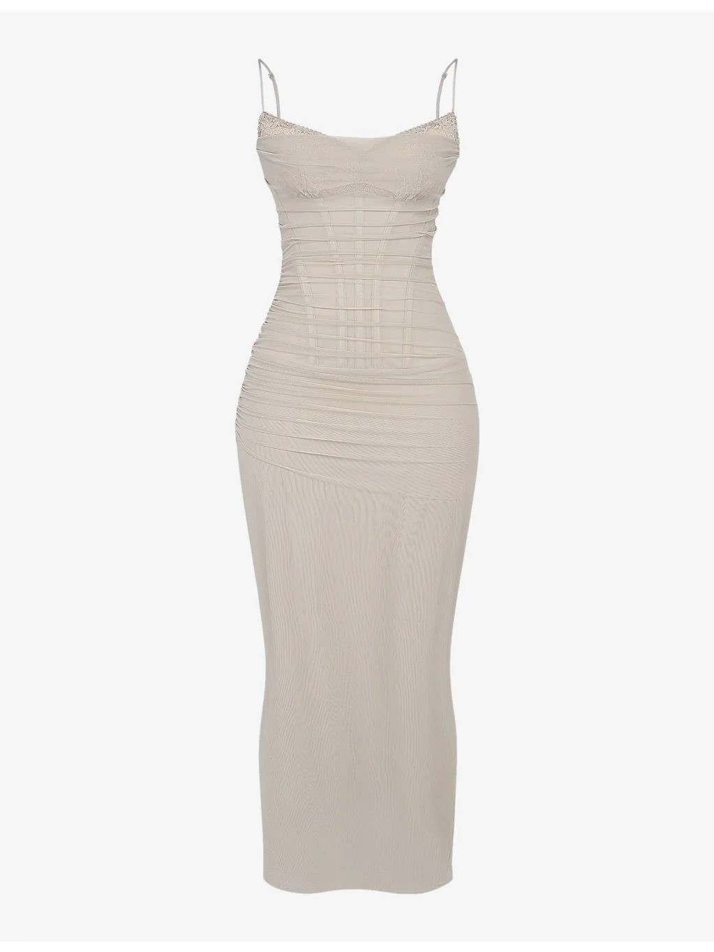 Nalini corseted stretch-woven maxi dress - 1