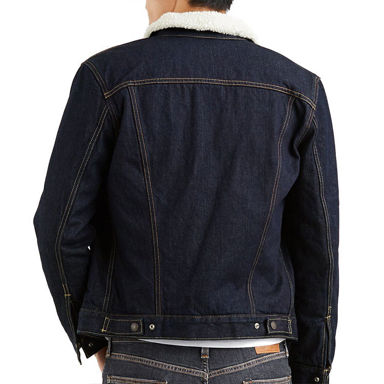 Levi's Sherpa Trucker Jacket 'Navy' 16365-0075 - 2