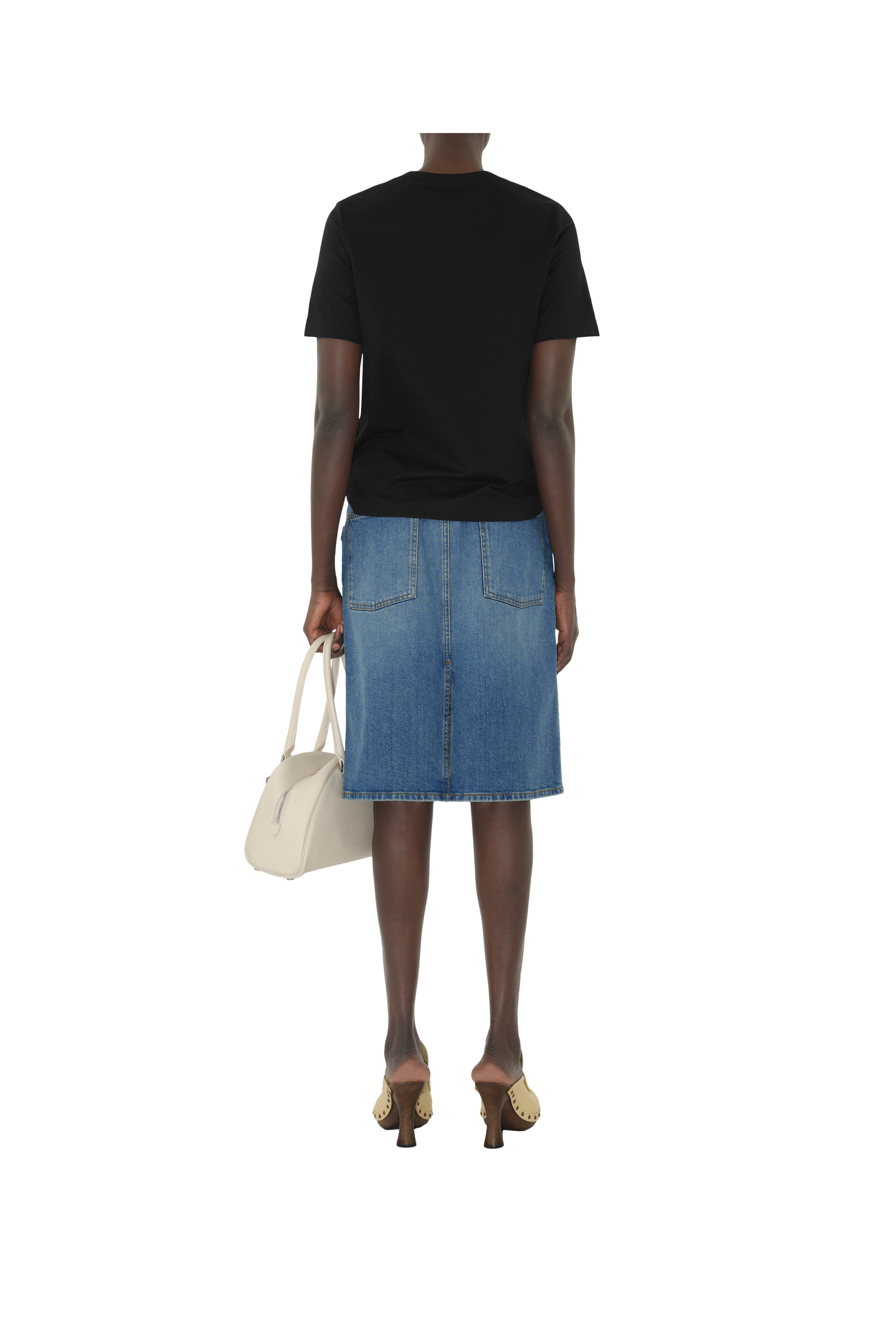 burberry Knight Stamp Cotton T-shirt in Black at Nordstrom - 4
