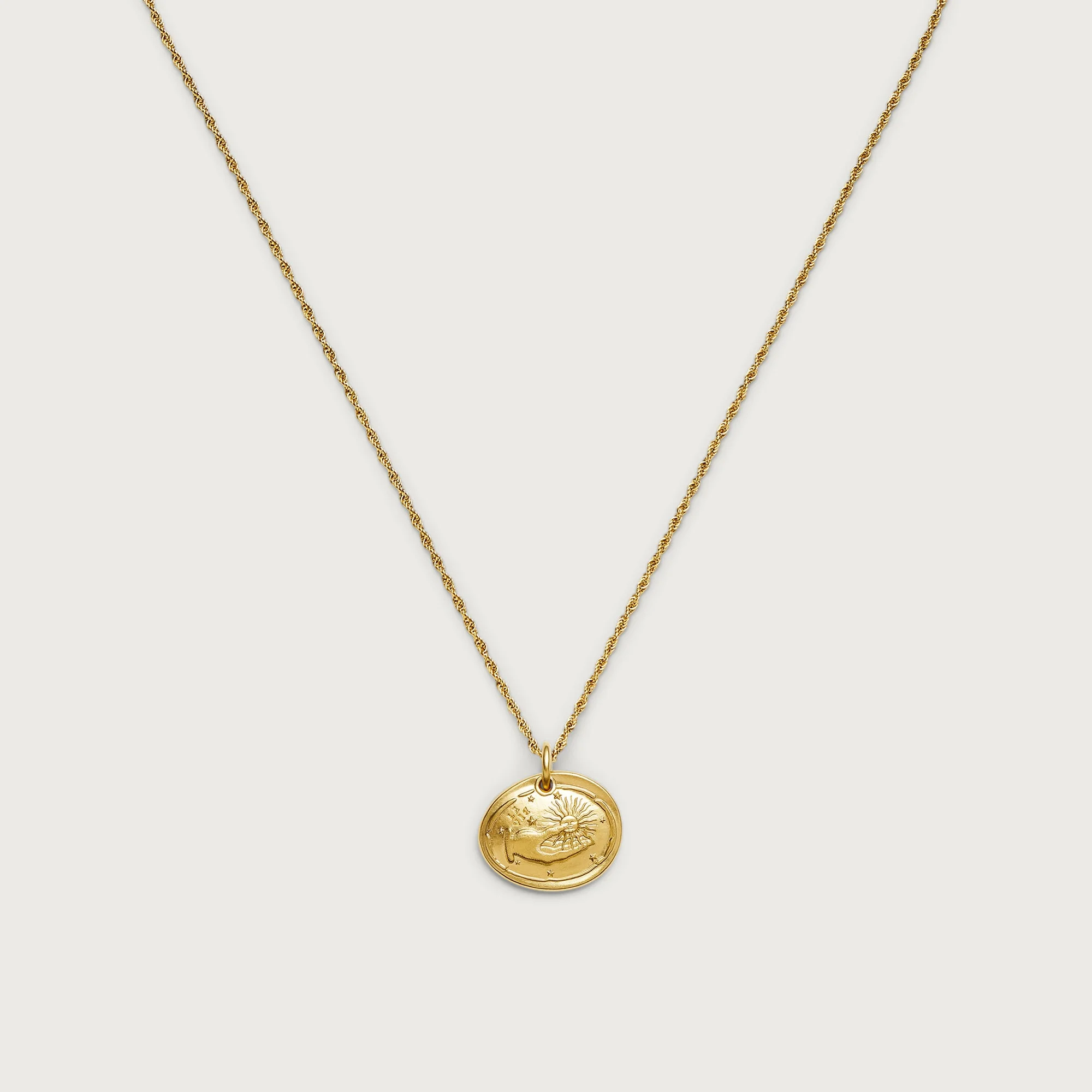 Missoma The Fortune Talisman Rope Chain Necklace - 1