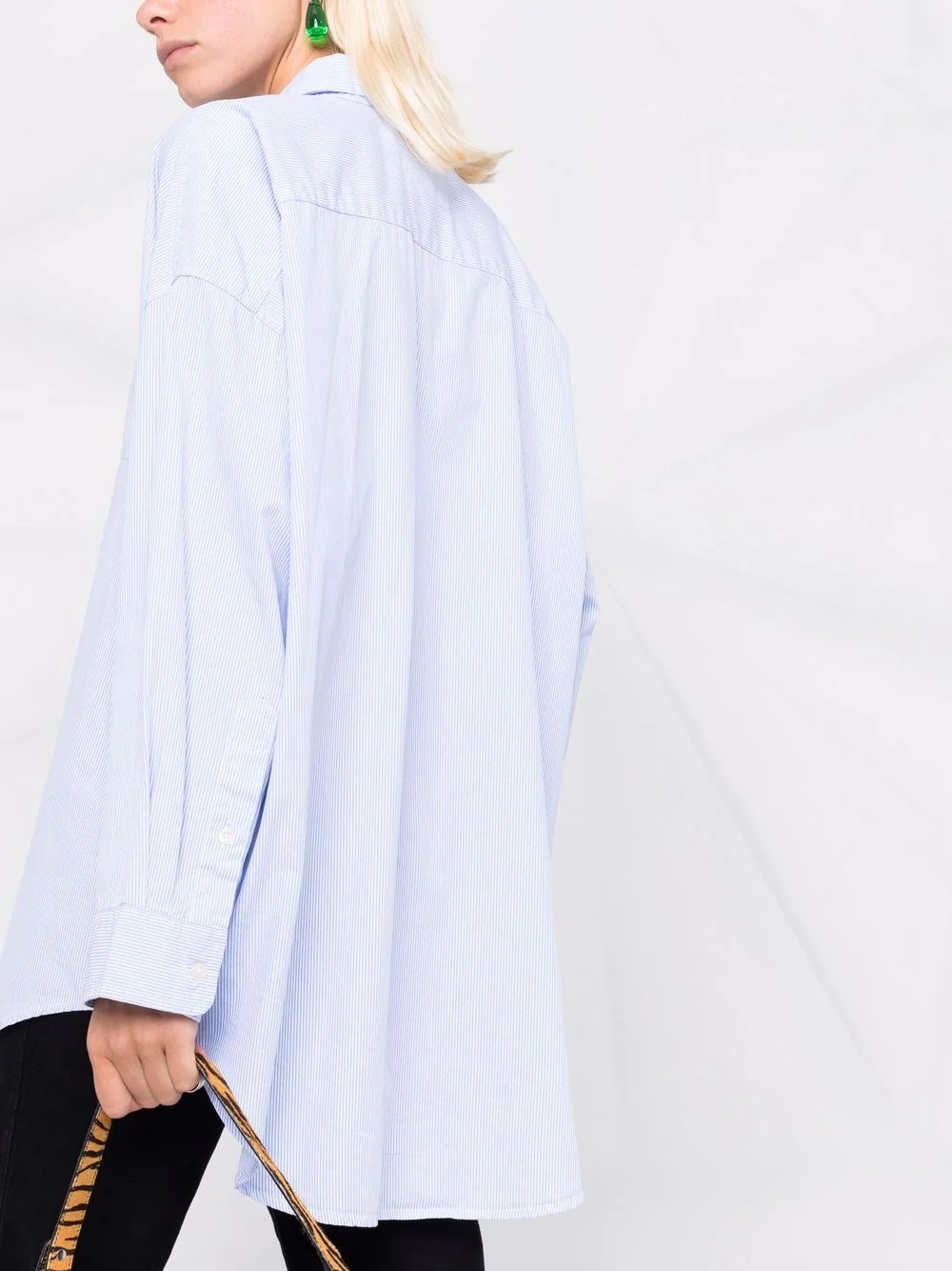 pinstripe cotton shirt - 3