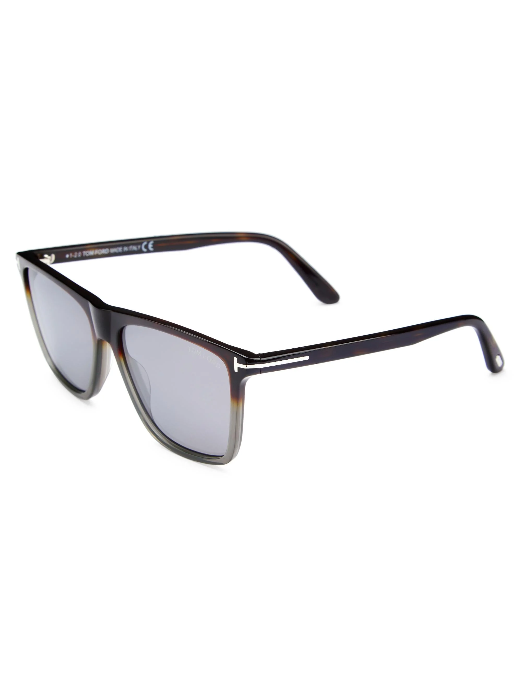 Men's Fletcher 57MM Square Sunglasses - Gradient - 1