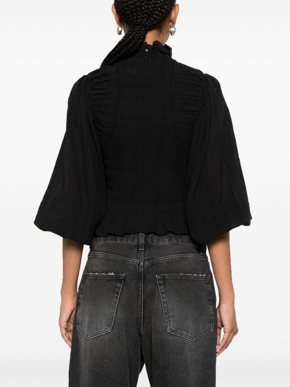 COTTON BLEND TOP - 3