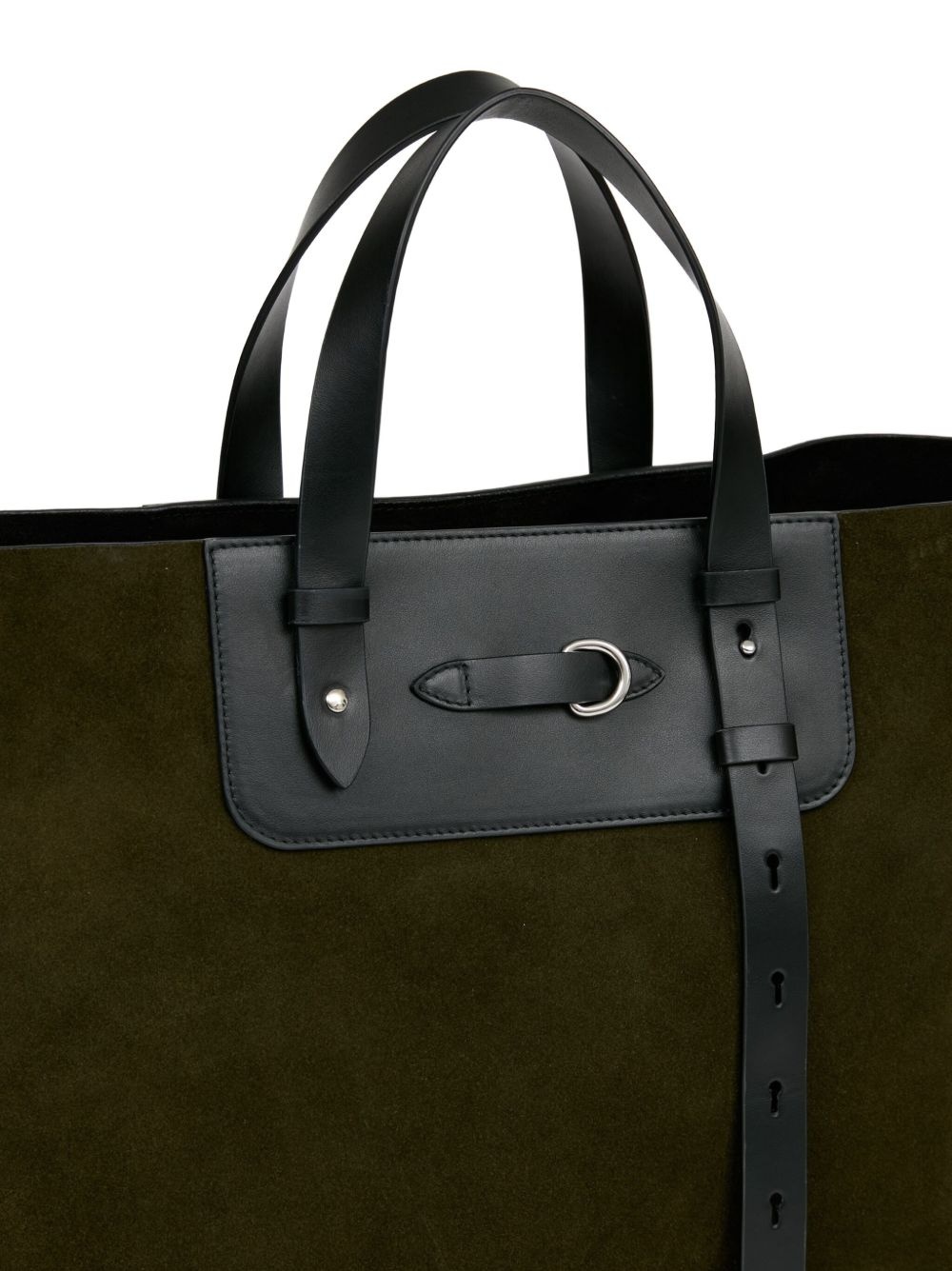 suede tote bag - 4