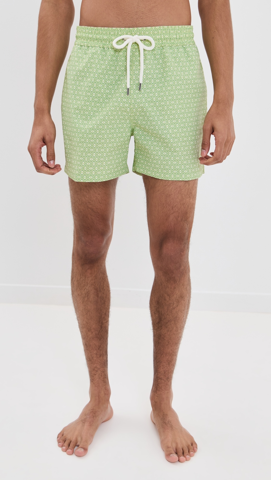 Rio Swim Shorts Ipanema Micro Print 4" - 6