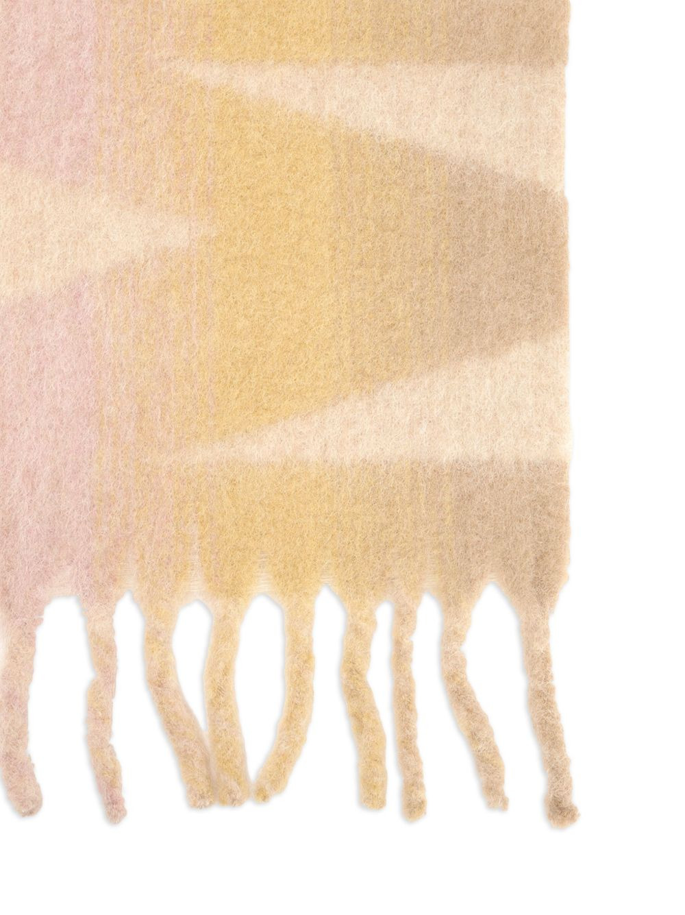 Loliana checked fringed scarf - 2