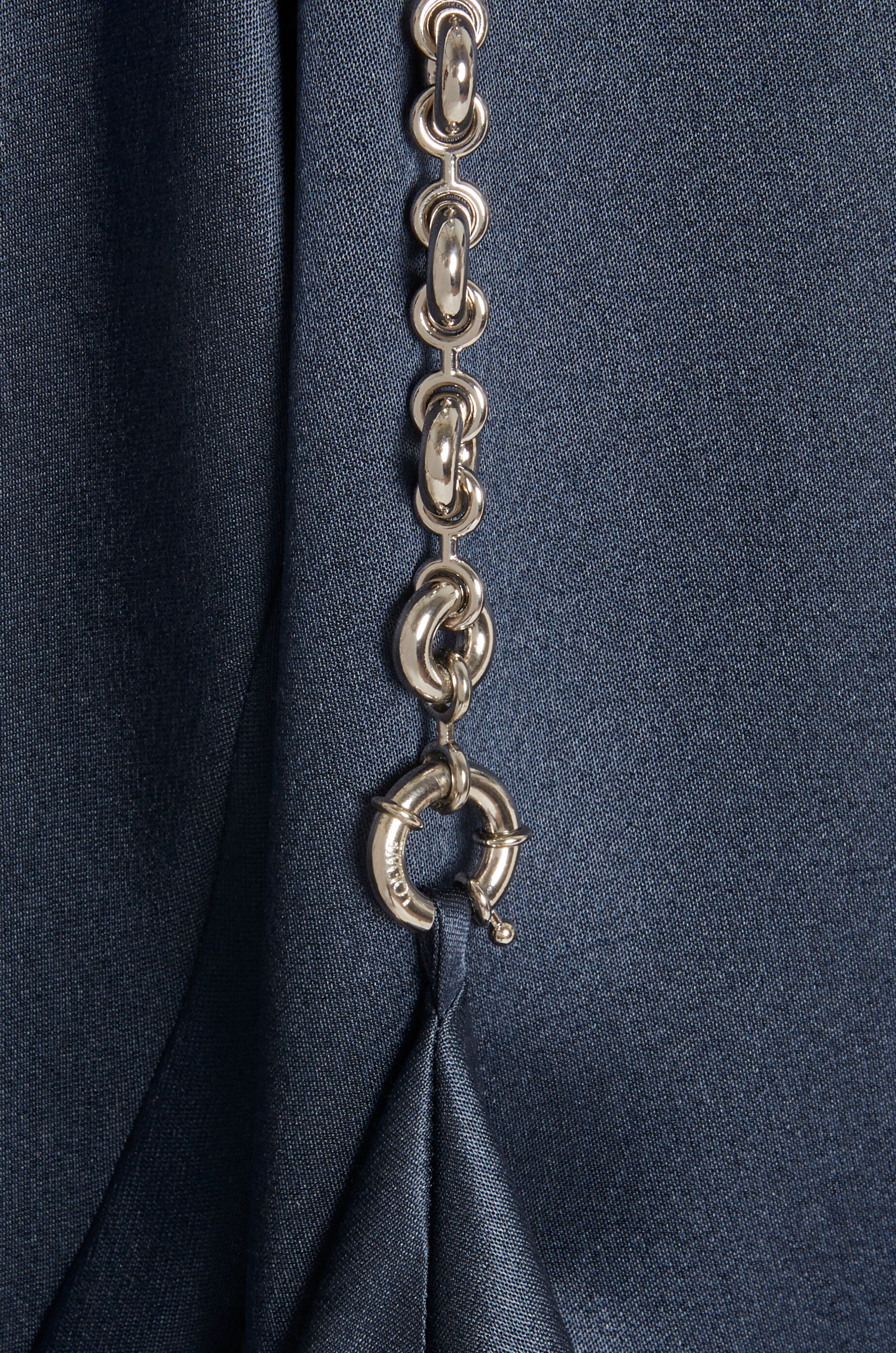 Chain shirt dress in silk - 3