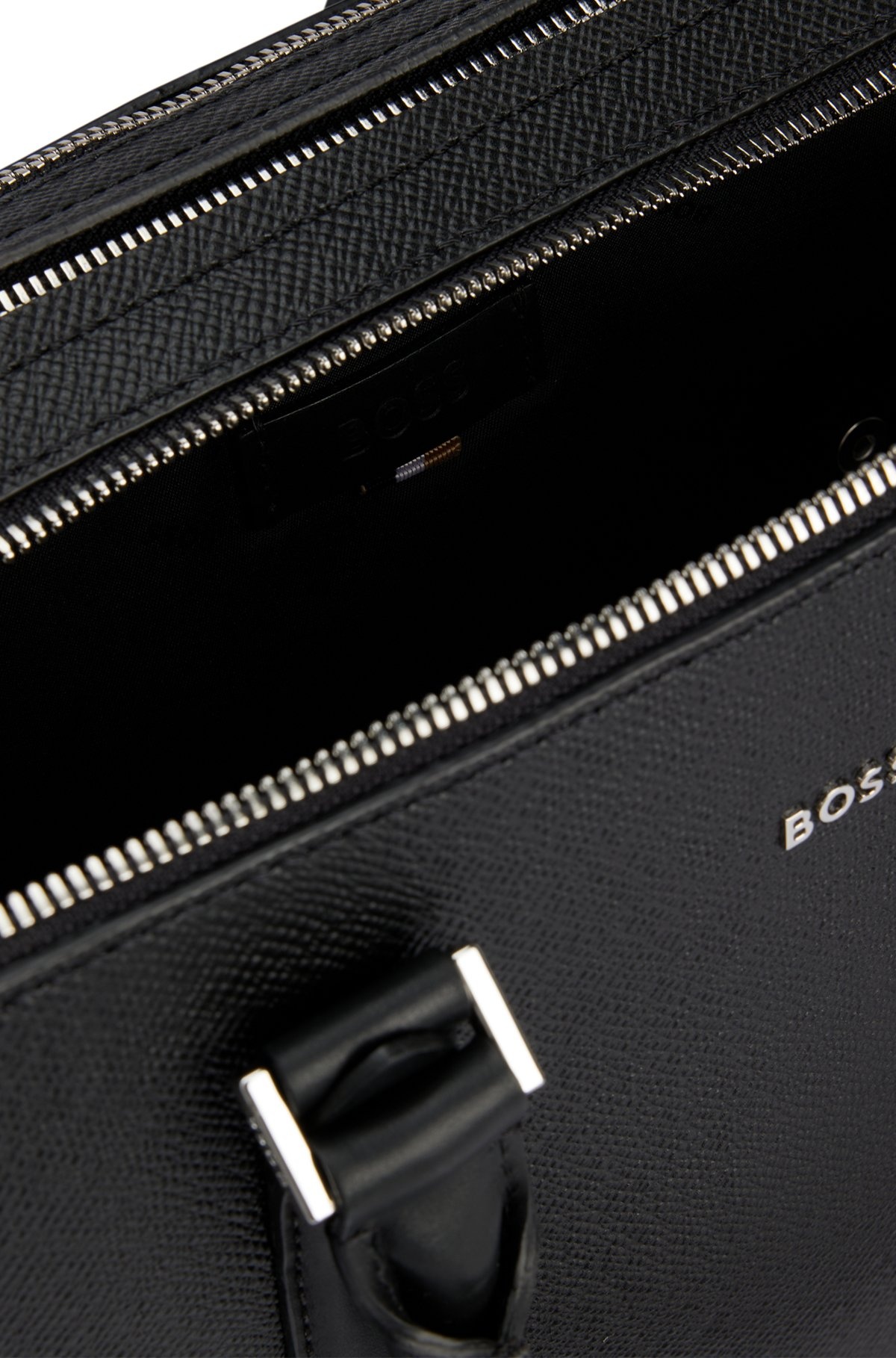 STRUCTURED-LEATHER DOCUMENT CASE WITH LOGO LETTERING - 6