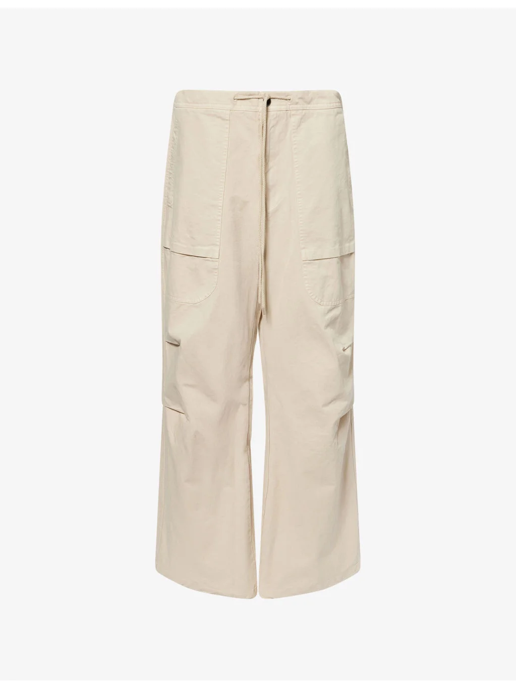 Barren Wide-Leg Cotton Cargo Trousers - 1