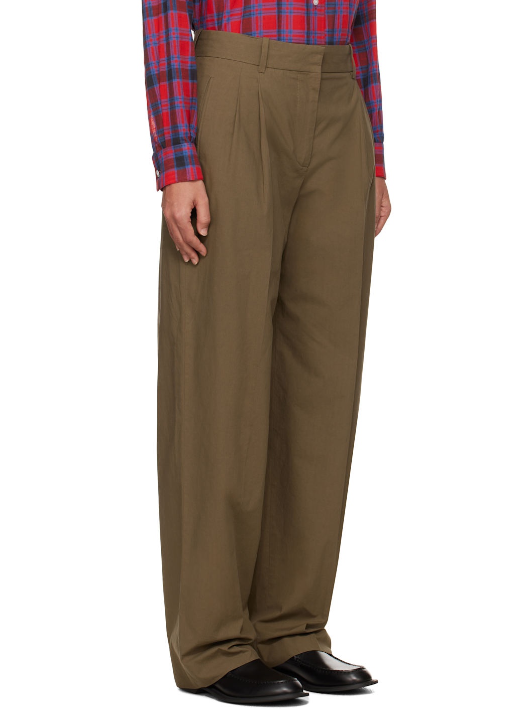 Khaki Lilas Trousers - 2