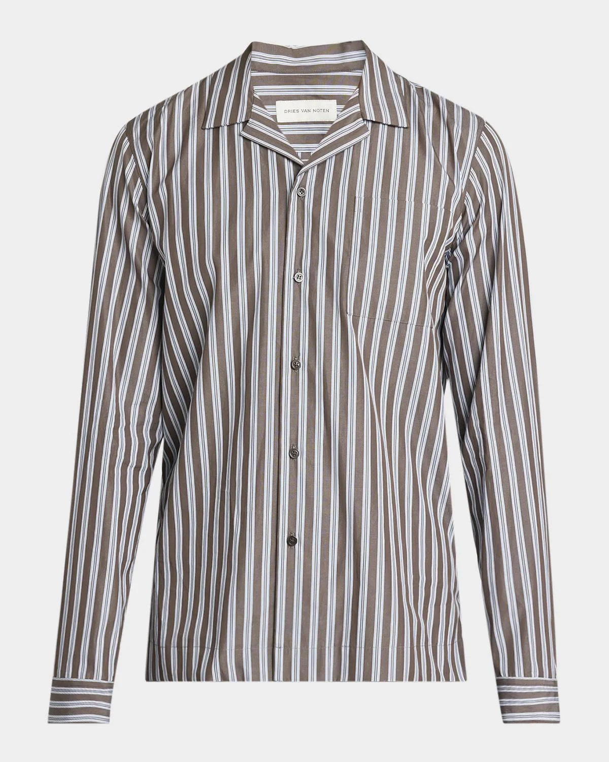 Carlty Striped Cotton Shirt - 1