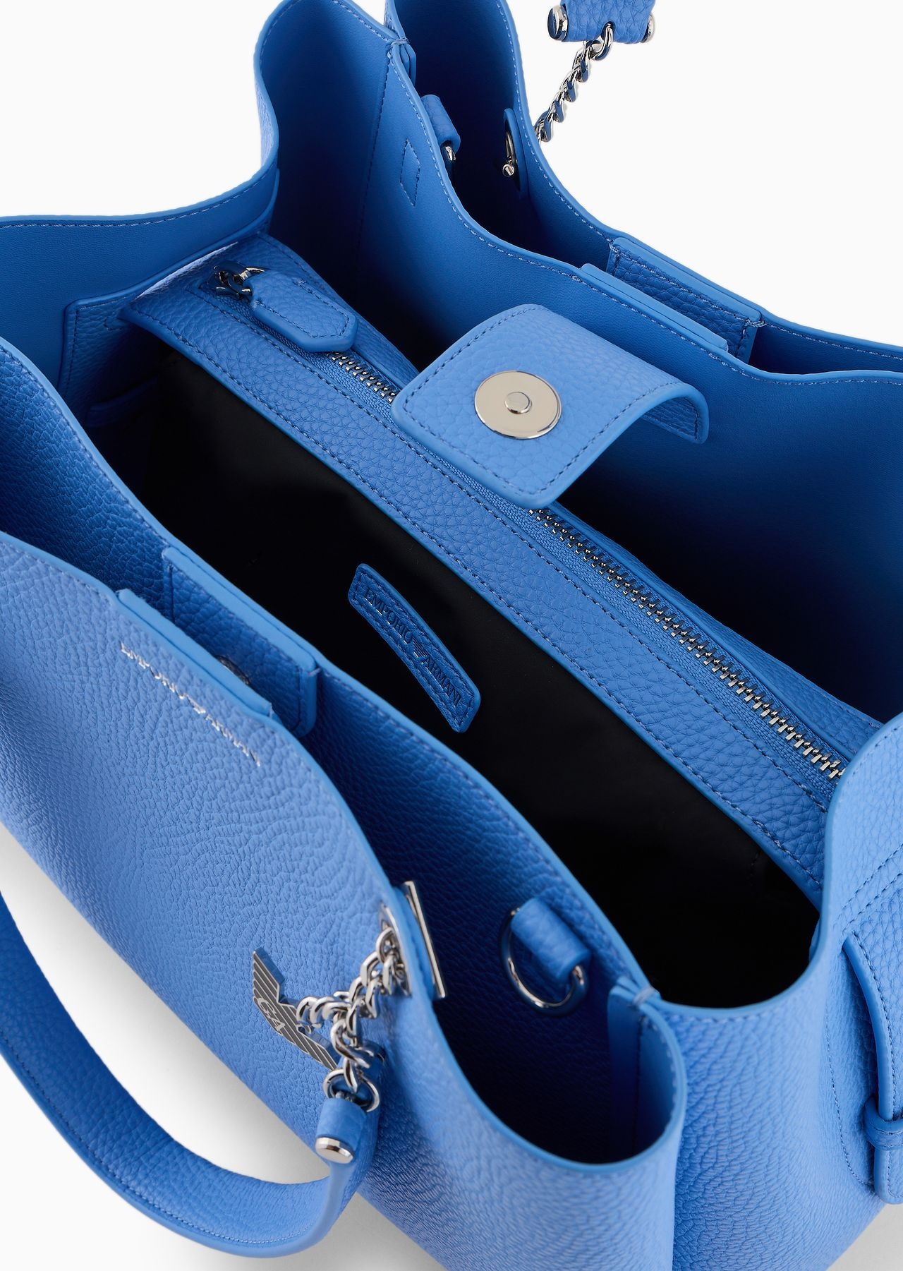 Palmellato leather-effect shopper bag with eagle charm - 4