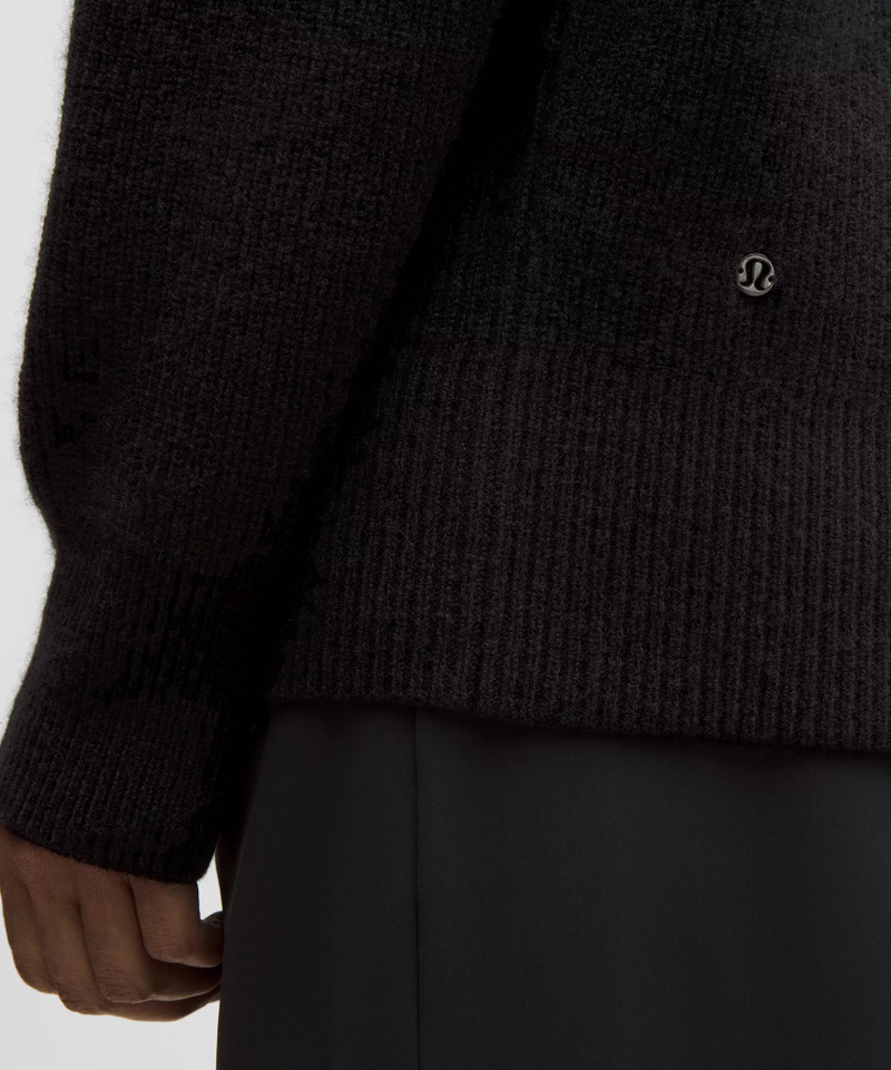 Oversized Cashmere Funnel-Neck Sweater 5