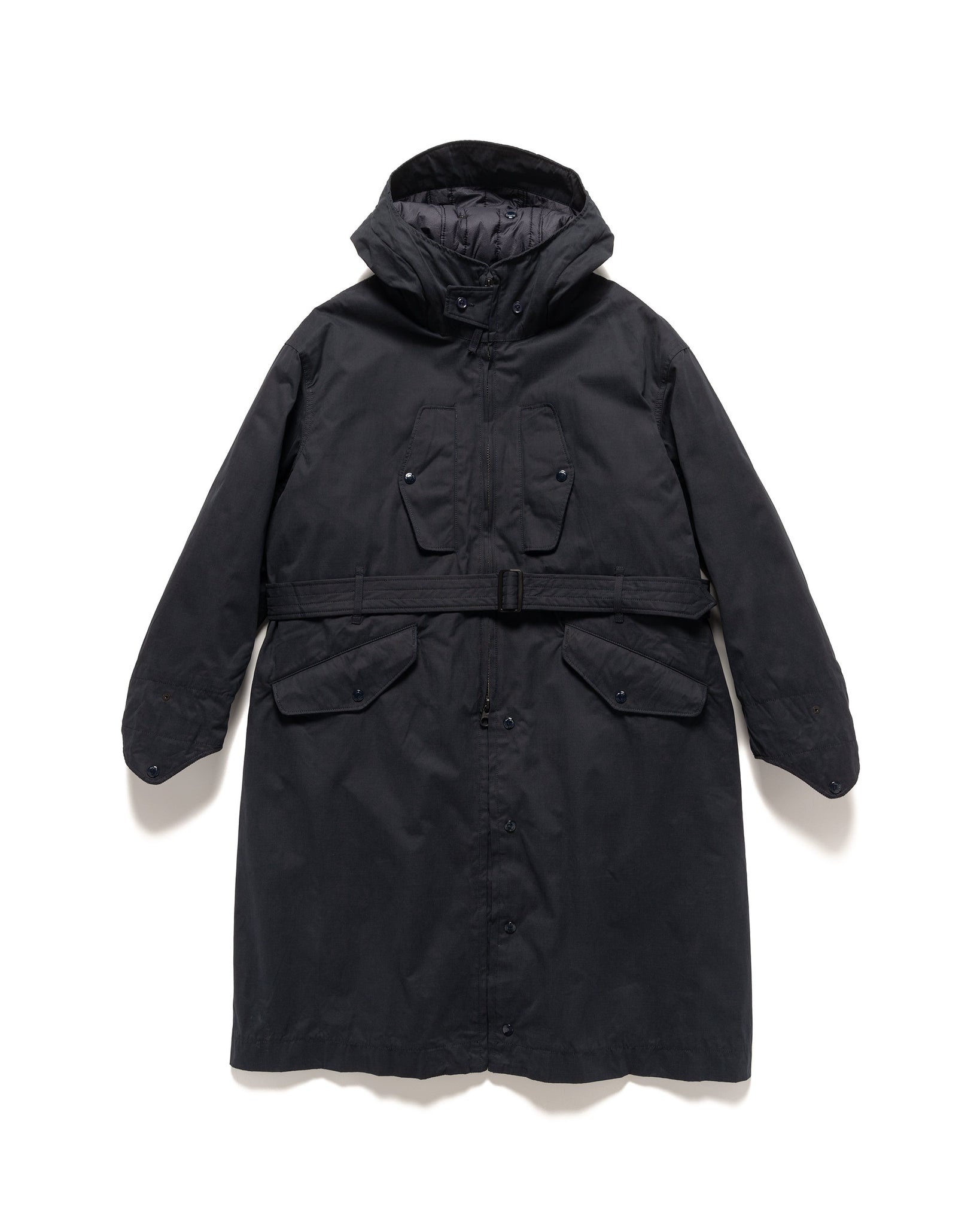 Engineered Garments Storm Coat PC Coated Cloth Dk.Navy | REVERSIBLE