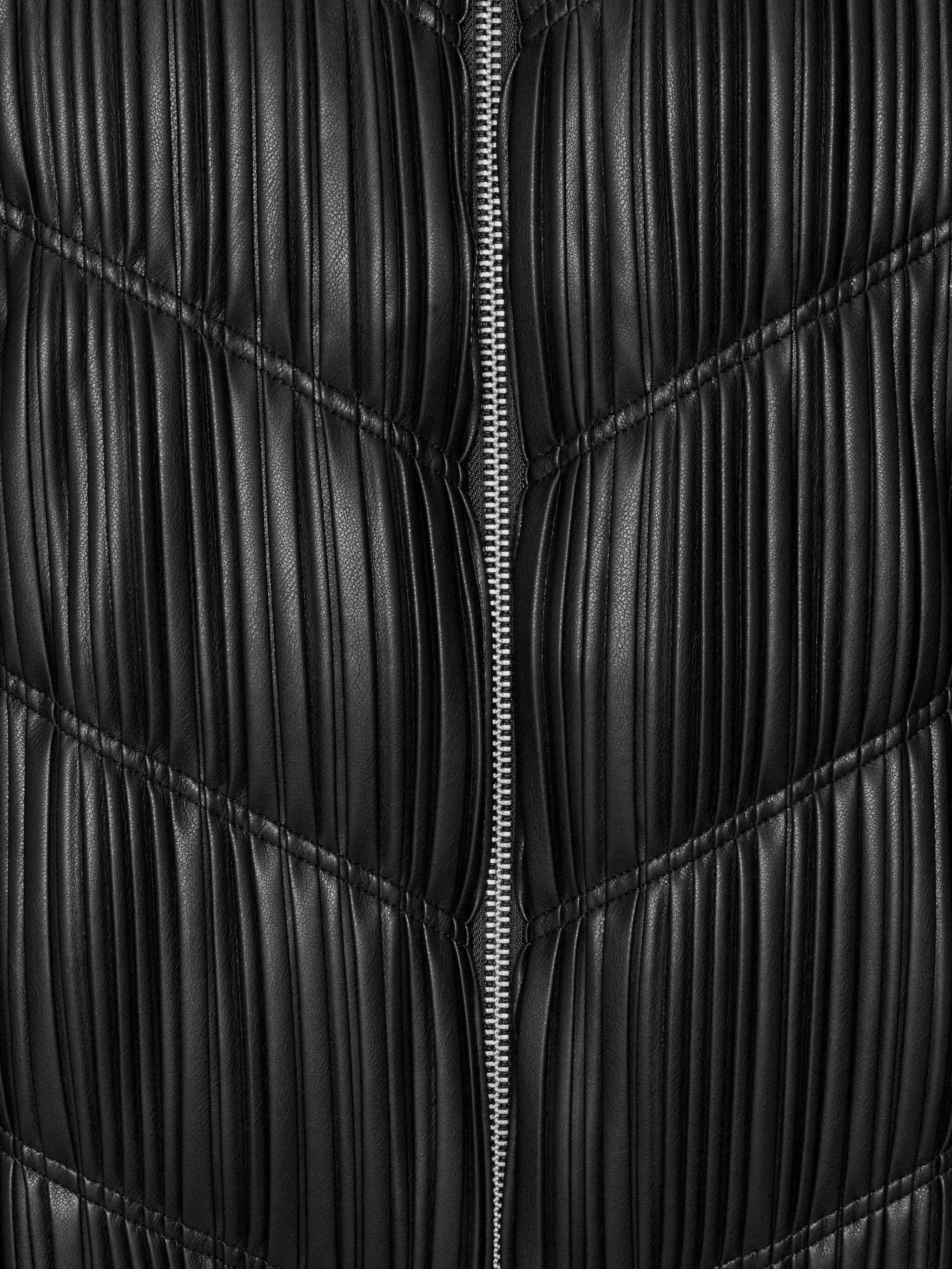 pleated bomber jacket - 5