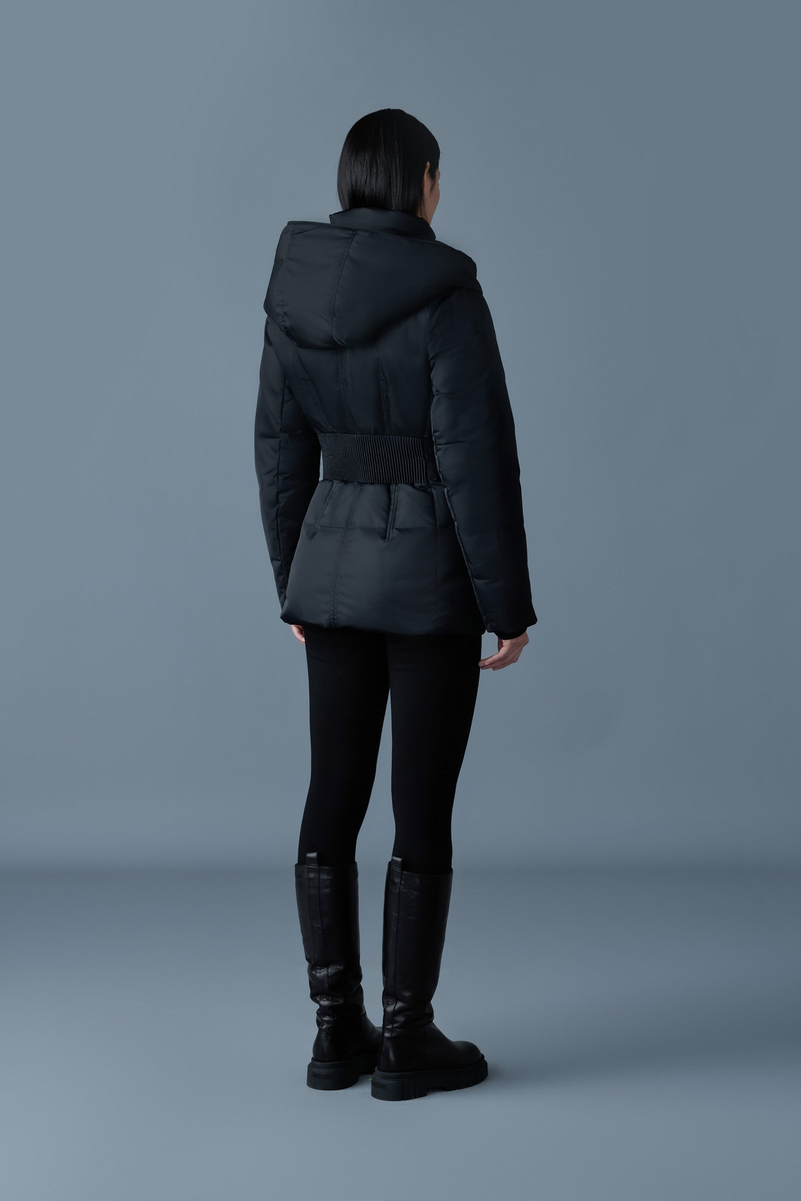 ALANA Tech satin medium down jacket - 5