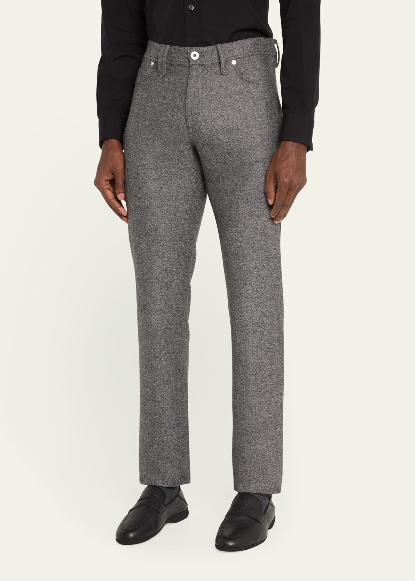 Men's Meribel Wool Flannel 5-Pocket Pants - 4