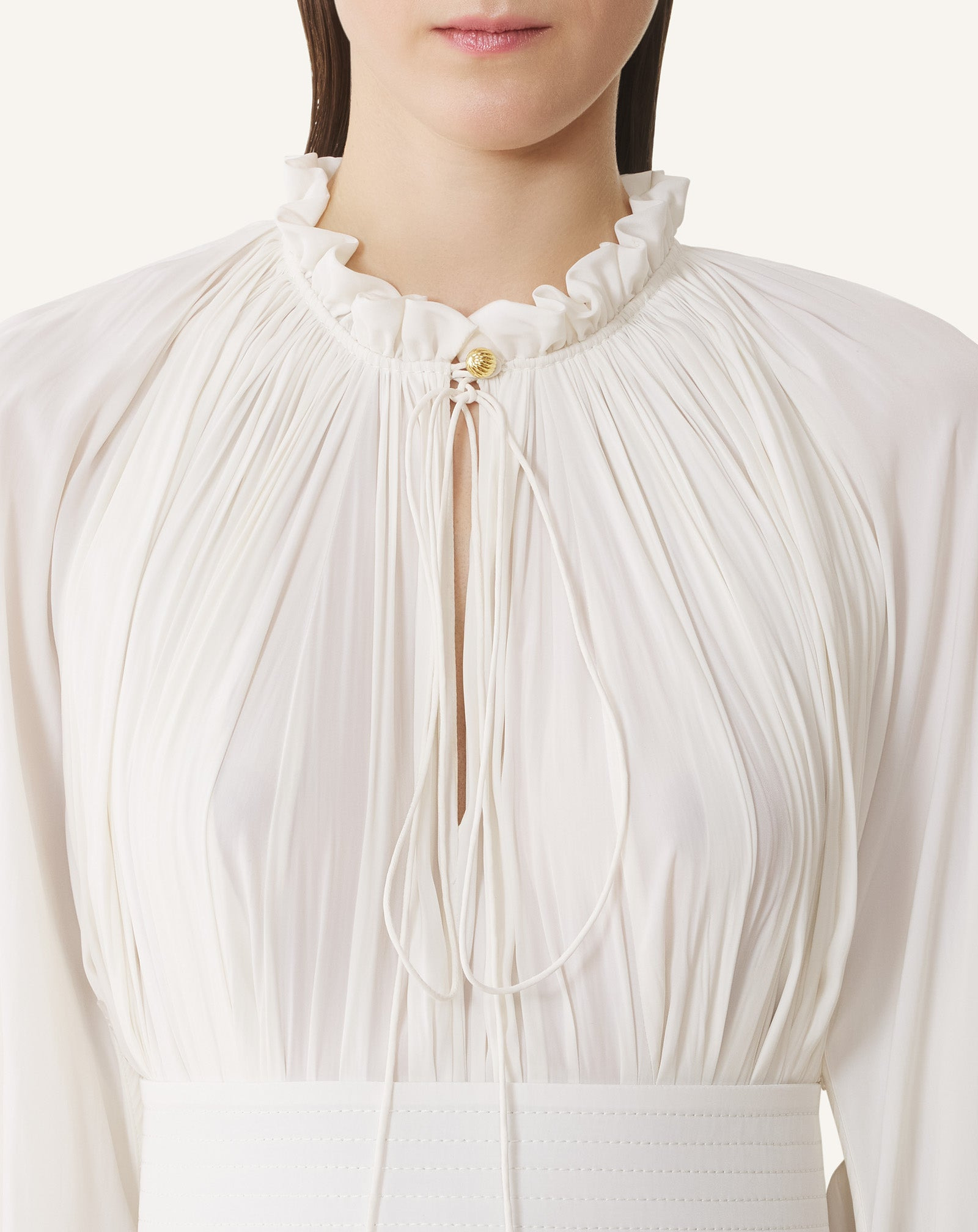 SHORT CHARMEUSE DRESS - 5
