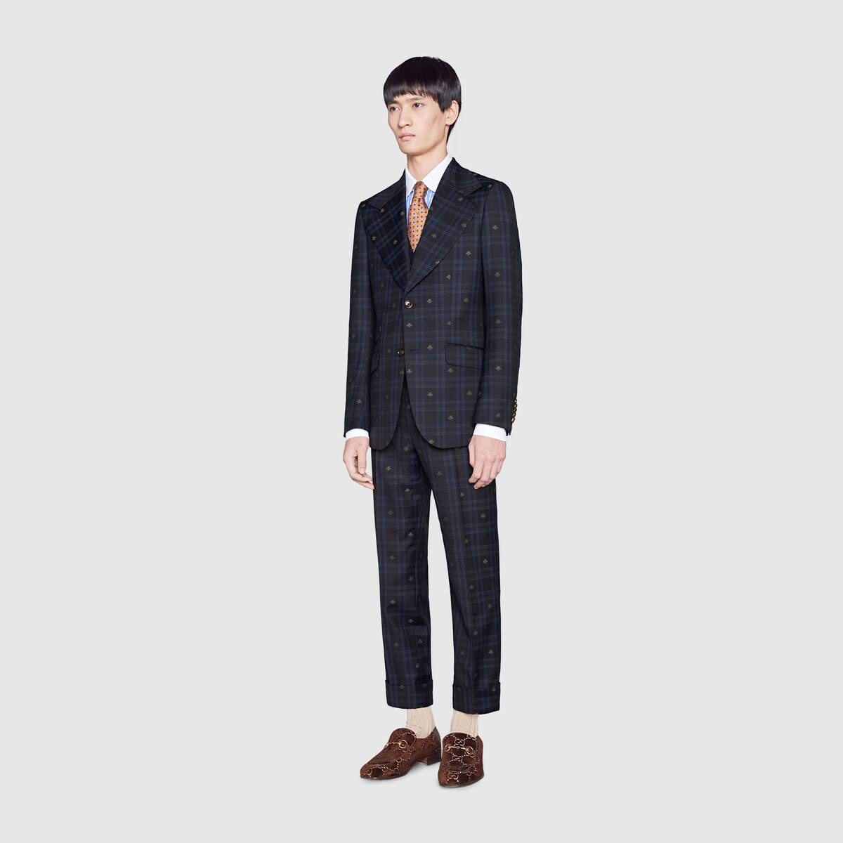 Bee check formal vest - 2