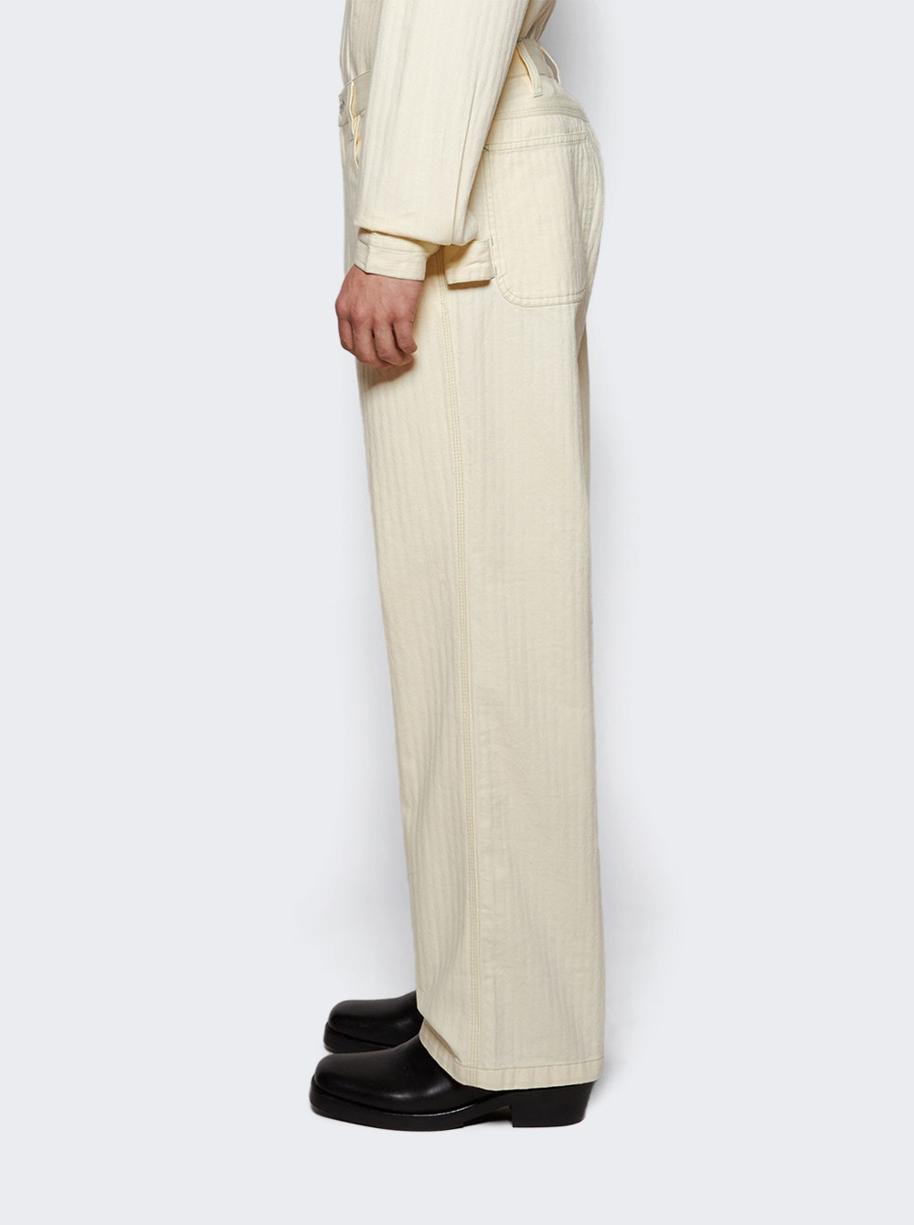 Greenskeeper Knolly Brook Trousers Ivory - 3