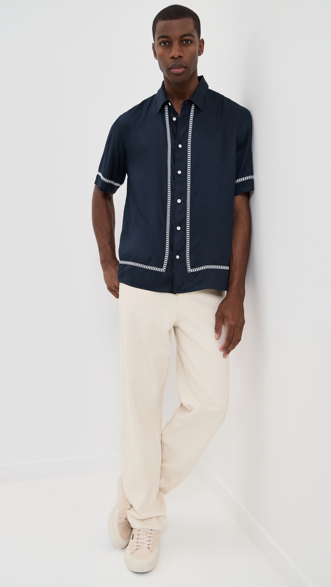 Dalton Embroidered Shirt - 4