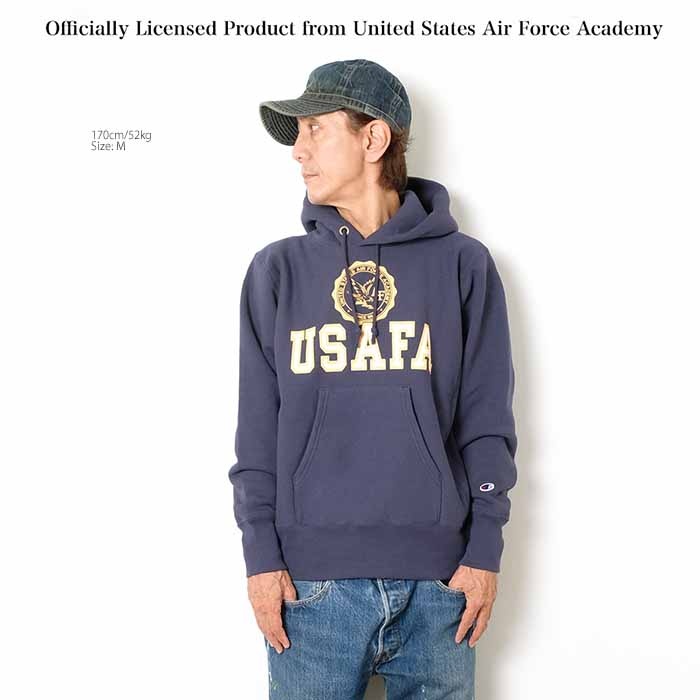 REVERSE WEAVE PULLOVER HOODED SWEATSHIRT - USAFA - C3-A123 - 12