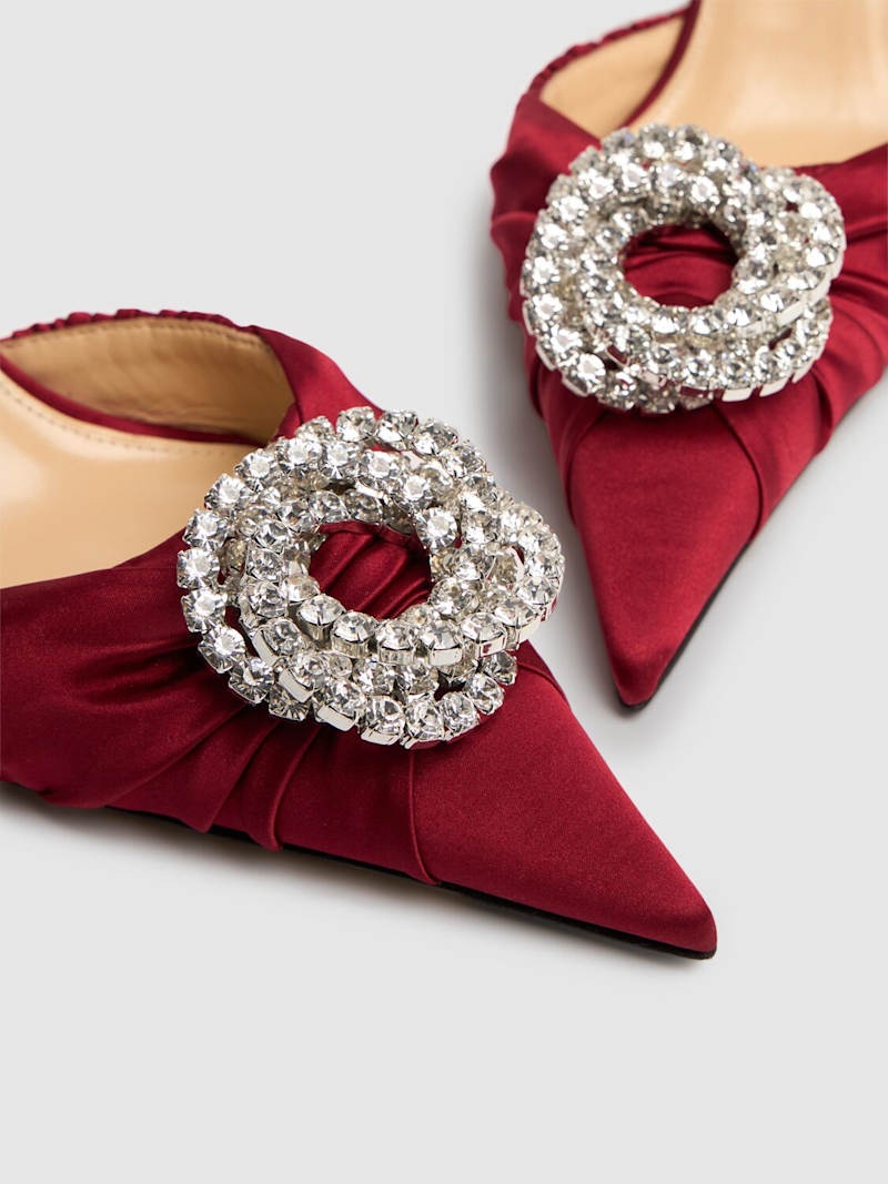 85mm Galaxy satin slingback heels - 4